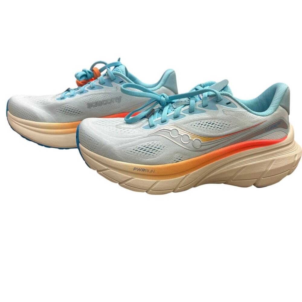 NWOT Womans Saucony Guide 20 Running Shoes Mint/VO2 Size 8